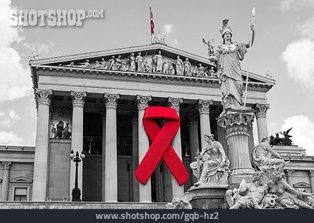 
                Aids, Hiv, Red Ribbon                   