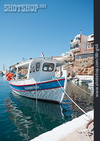 
                Hafen, Fischerboot, Griechenland, Kreta                   
