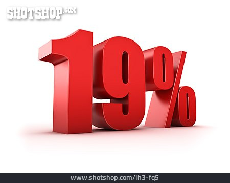 
                Rabatt, Ausverkauf, Sale, 19%                   