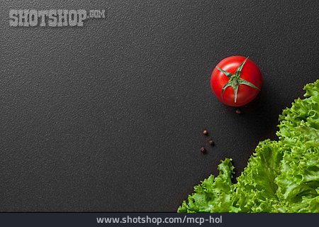 
                Textfreiraum, Tomate, Salatzutaten                   