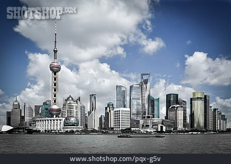 
                Skyline, Großstadt, Shanghai                   