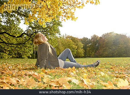 
                Freizeit, Park, Herbst, Entspannen                   