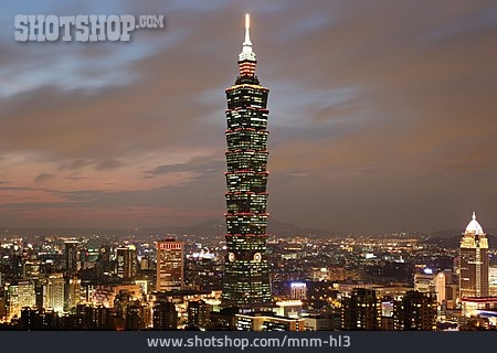 
                Wolkenkratzer, Hochhaus, Taipeh, Taiwan                   