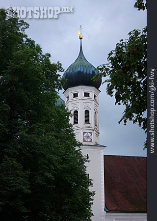 
                Zwiebelturm, Kloster Benediktbeuern                   