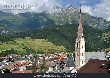 
                Alpen, Ortschaft, Nauders                   