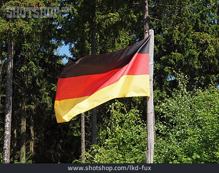 
                Deutschland, Nationalflagge, Schwarz-rot-gold                   