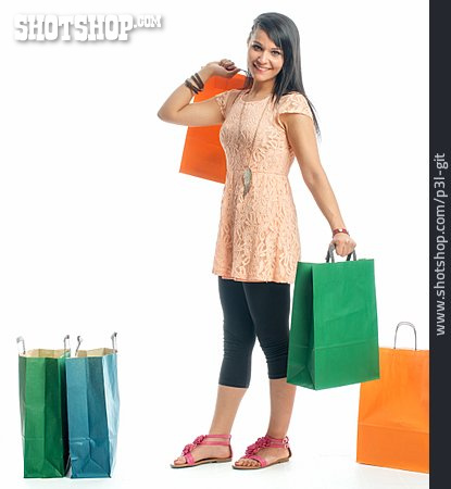 
                Jugendliche, Einkaufen, Kaufrausch, Shoppingtour                   