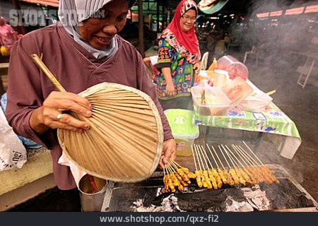 
                Marktstand, Garküche, Brunei                   