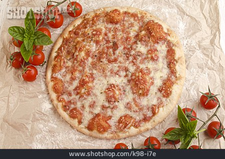 
                Italienische Küche, Pizza, Pizza Margherita                   