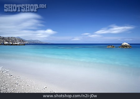 
                Strand, Mittelmeer, Griechenland                   