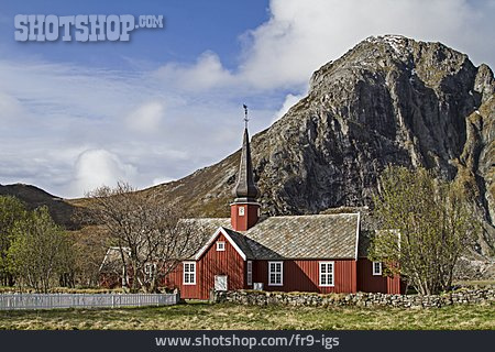 
                Norwegen, Kapelle, Holzkirche                   