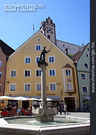 
                Marktplatz, Füssen                   