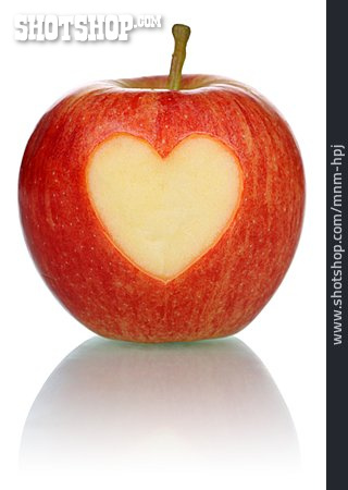 
                Liebe, Apfel, Herz                   
