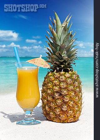 
                Strand, Cocktail, Ananas                   