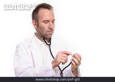
                Stethoskop, Abhören, Kardiologe                   