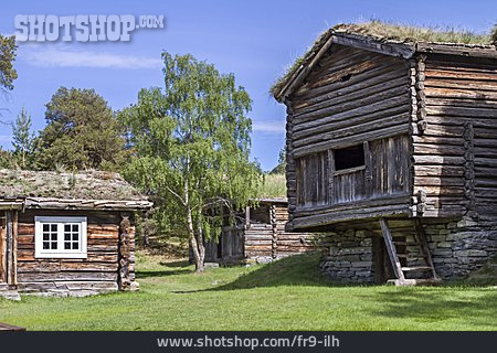 
                Hütte, Lom, Stabbur, Boverdalen                   