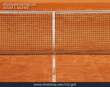 
                Tennisplatz, Tennisnetz                   
