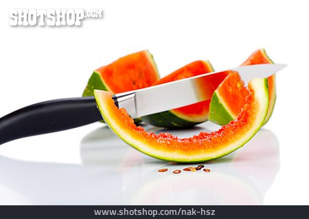 
                Wassermelone, Melonenspalte                   