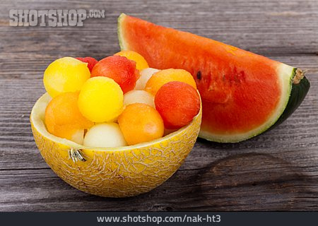 
                Fruchtfleisch, Melonenbällchen                   