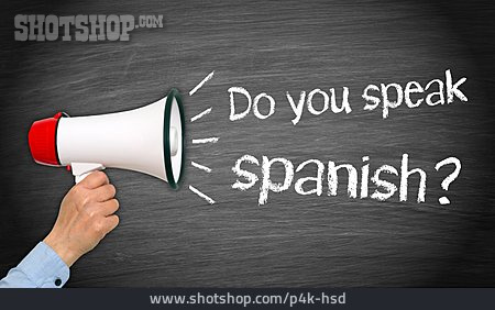 
                Durchsage, Fremdsprache, Spanisch                   