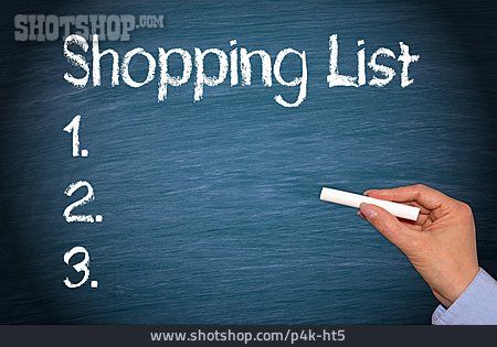
                Einkauf & Shopping, Einkaufsliste                   