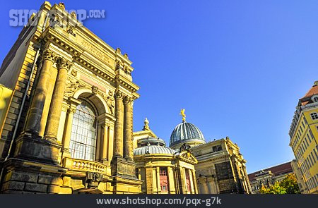 
                Dresden, Brühlsche Terrasse, Kunstakademie                   