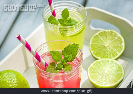 
                Drink, Cocktail, Limonade, Sommergetränk, Limetten                   