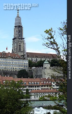 
                Bern, Berner Münster, Mattequartier                   