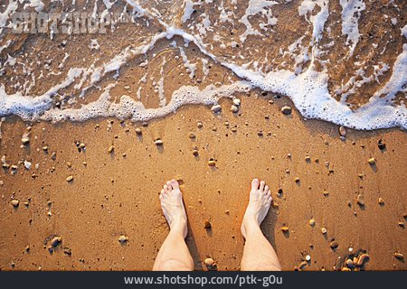 
                Strand, Urlaub, Barfuß, Fuß                   