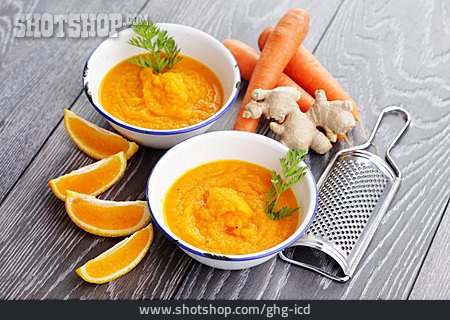 
                Möhrensuppe, Karottensuppe                   