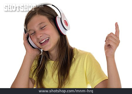 
                Mädchen, Musik Hören                   