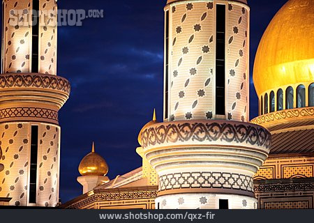 
                Moschee, Minarett, Sultan-omar-ali-saifuddin-moschee                   