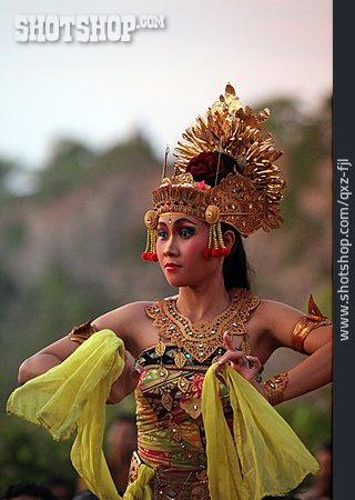 
                Asien, Traditionell, Tänzerin, Bali                   