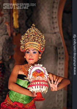 
                Asien, Traditionell, Tänzerin                   