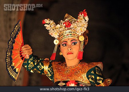 
                Asiatisch, Tänzerin, Bali                   