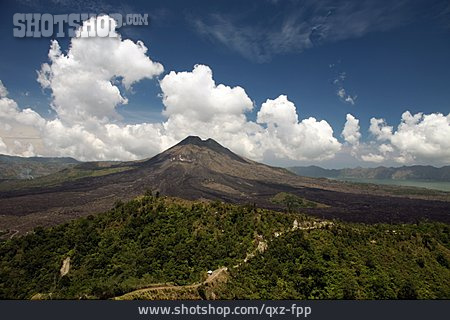 
                Landschaft, Vulkan, Batur                   