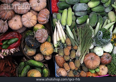 
                Gemüse, Markt, Gemüsestand                   