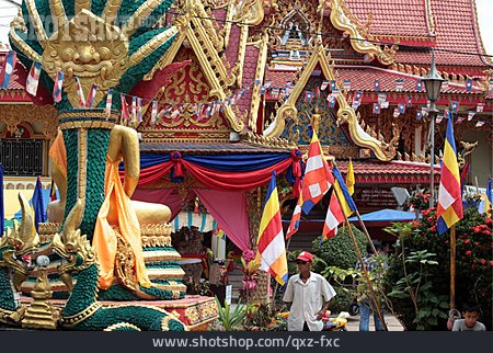 
                Tempel, Buddhismus, That Luang                   