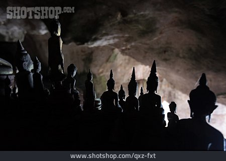 
                Buddhistisch, Pak Ou, Höhlentempel                   