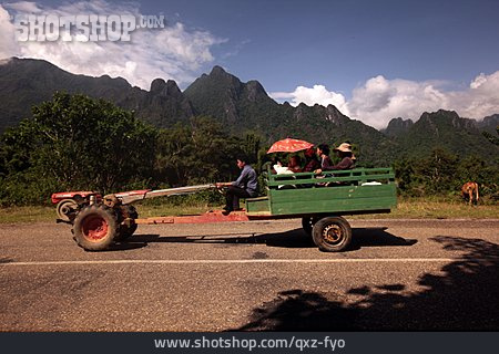 
                Landwirtschaft, Fahrzeug, Laos                   
