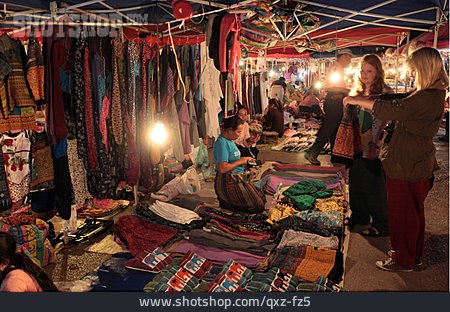 
                Markt, Marktstand, Laos                   