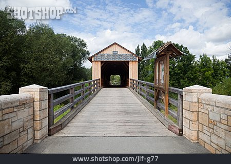 
                Holzbrücke, Kunitzer Hausbrücke                   