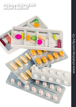 
                Tabletten, Medikamente, Tablettenspender                   