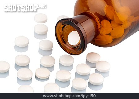 
                Tablette, Arzneiflasche                   