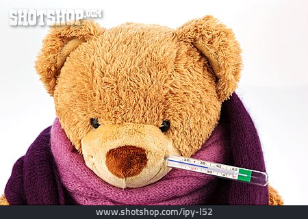 
                Erkältung, Grippe, Fieber, Fieberthermometer                   