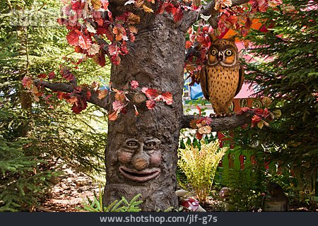 
                Mythical Creatures, Tree Face, Fairy Forest                   