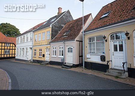 
                Häuserzeile, Straße, Rudkøbing                   