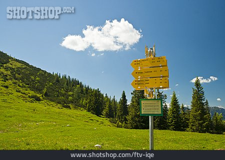 
                Wegweiser, Schilder, Berchtesgadener Land                   
