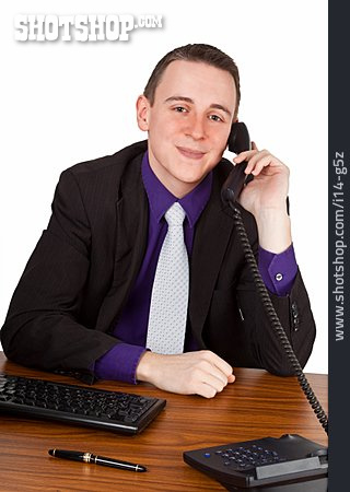 
                Geschäftsmann, Mobile Kommunikation, Berater                   