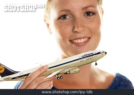 
                Flugzeug, Lufthansa, Flugzeugmodell, Pilotenstreik                   